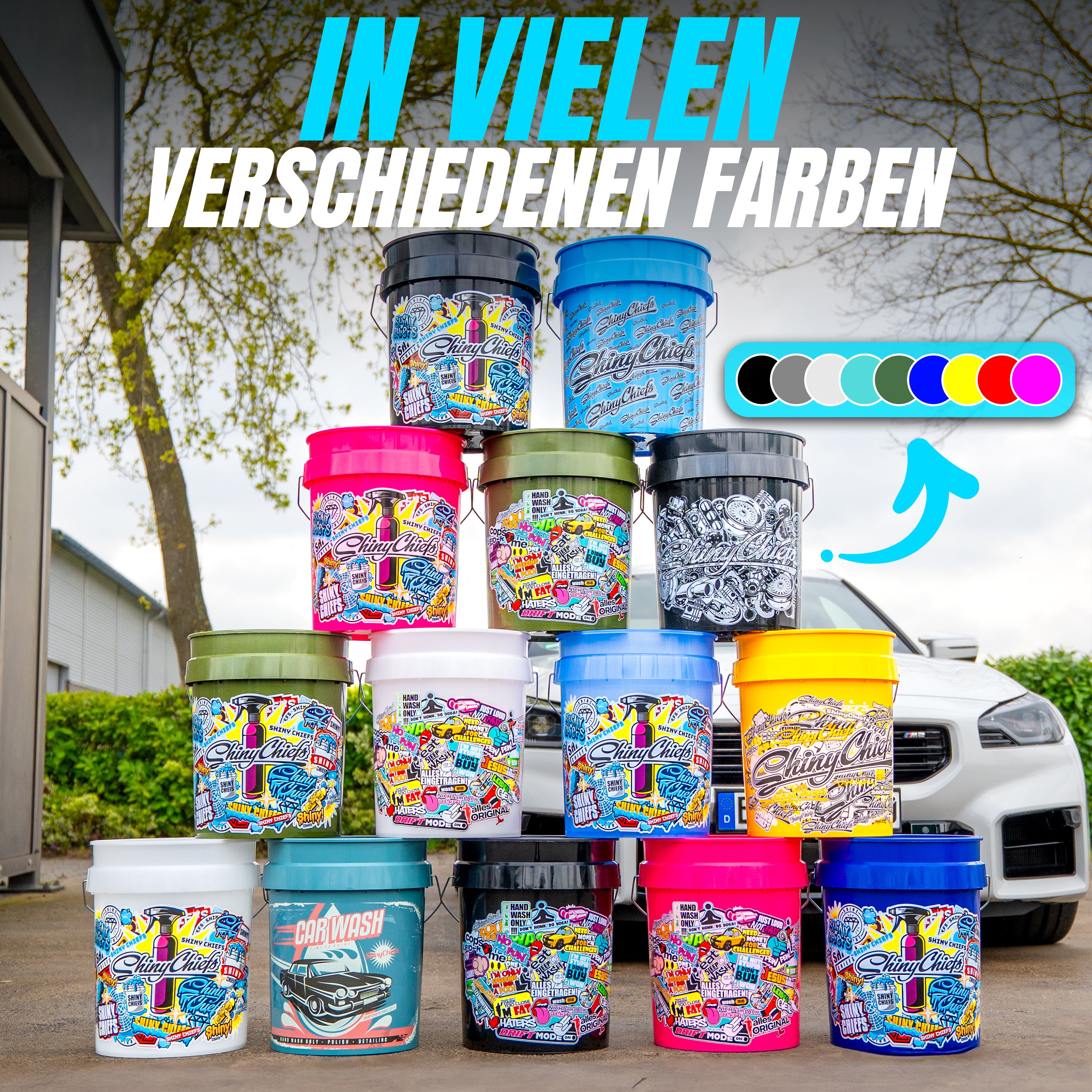 2x WASCHEIMER PINK GLOSS - 20L