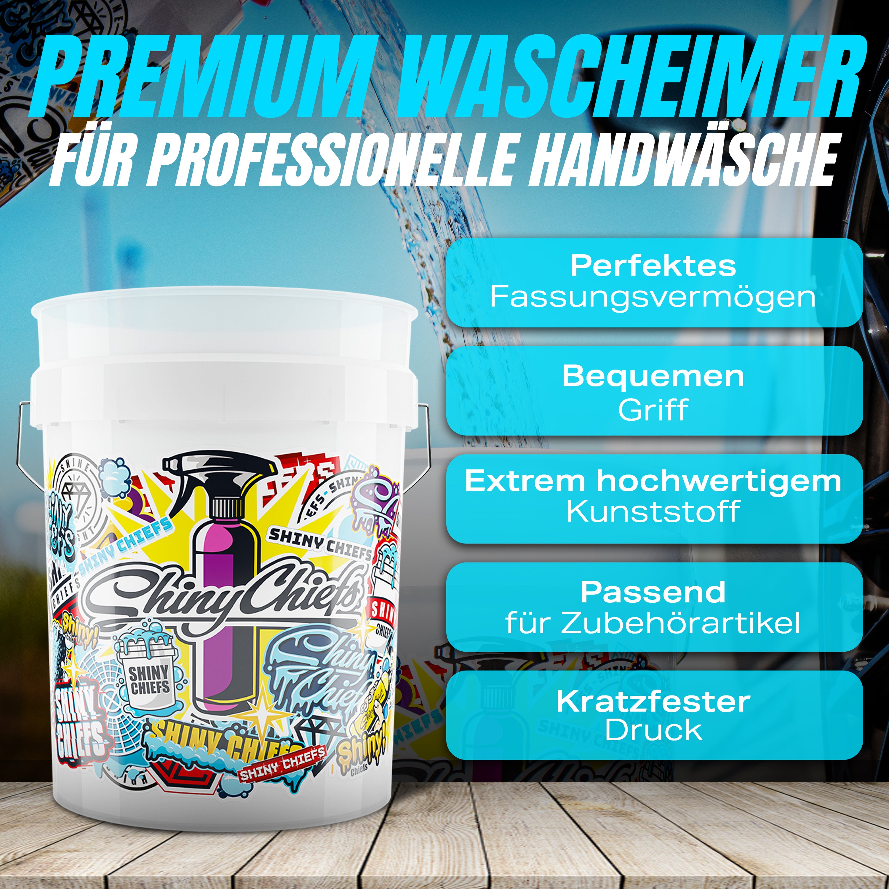 2x WASCHEIMER PINK GLOSS - 20L