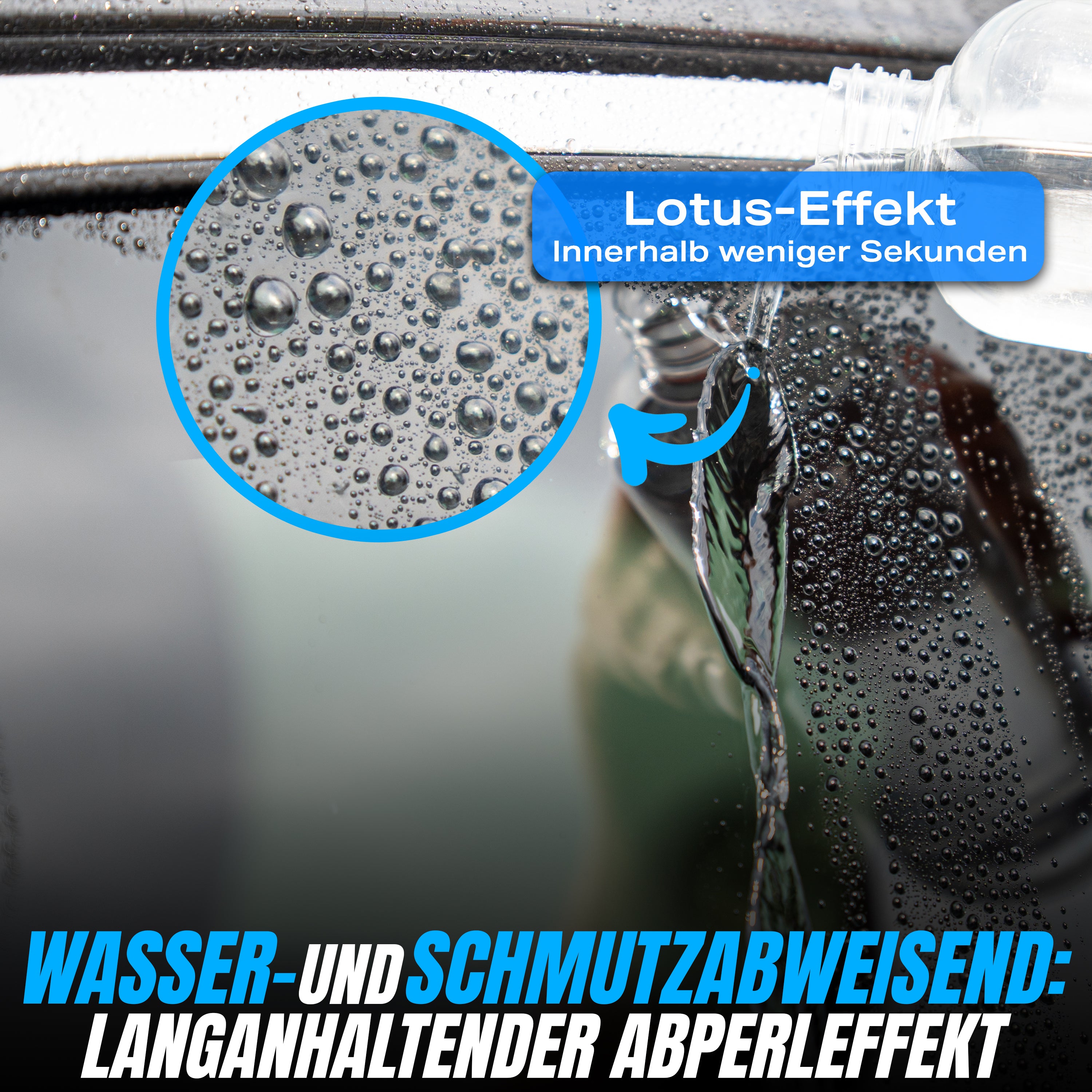 HYDRO GLAS - NANO SiO2 GLAS REINIGER 500ml + DUWDOEKSET