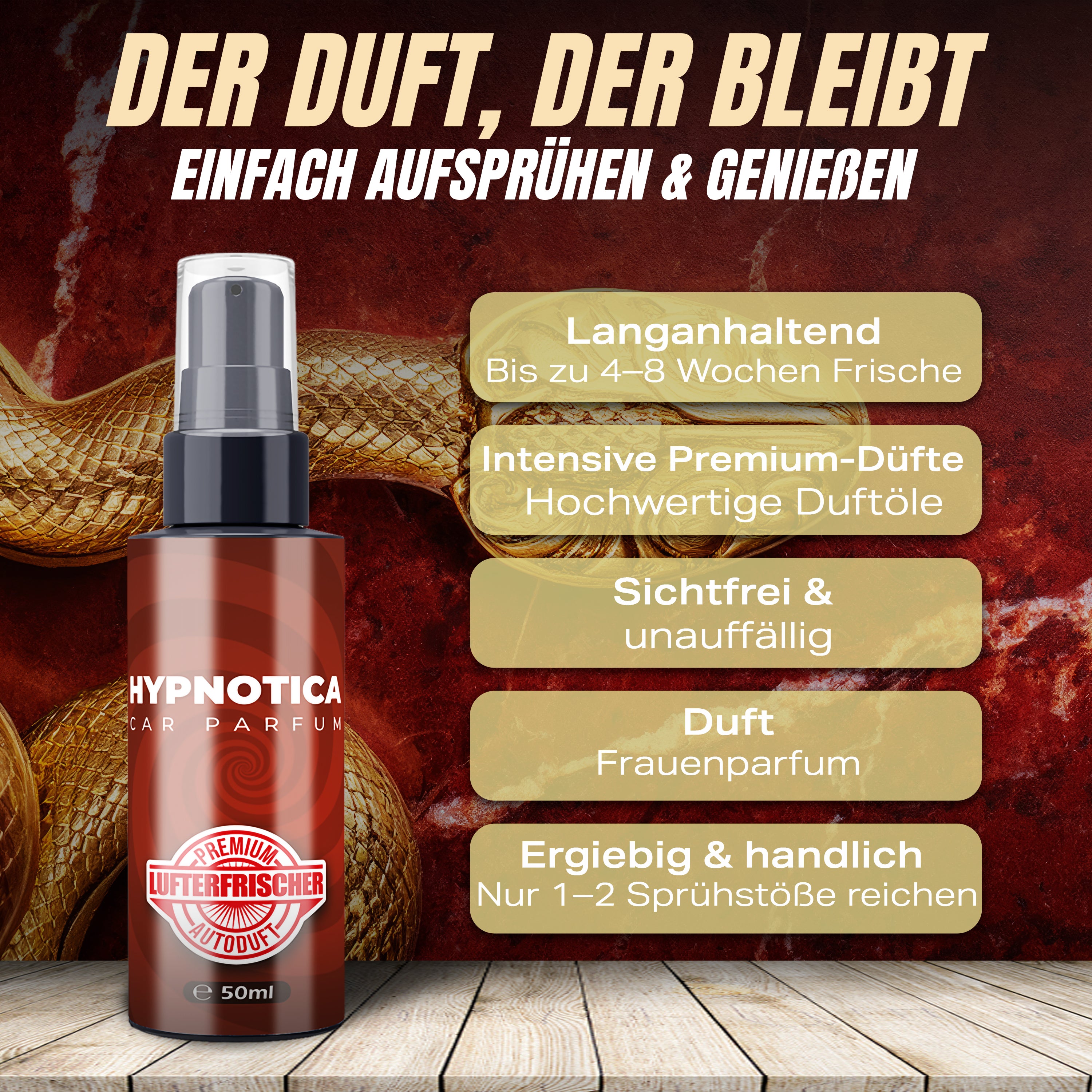 Flavour Bomb - HYPNOTICA PARFUM VOOR HAAR 50ml