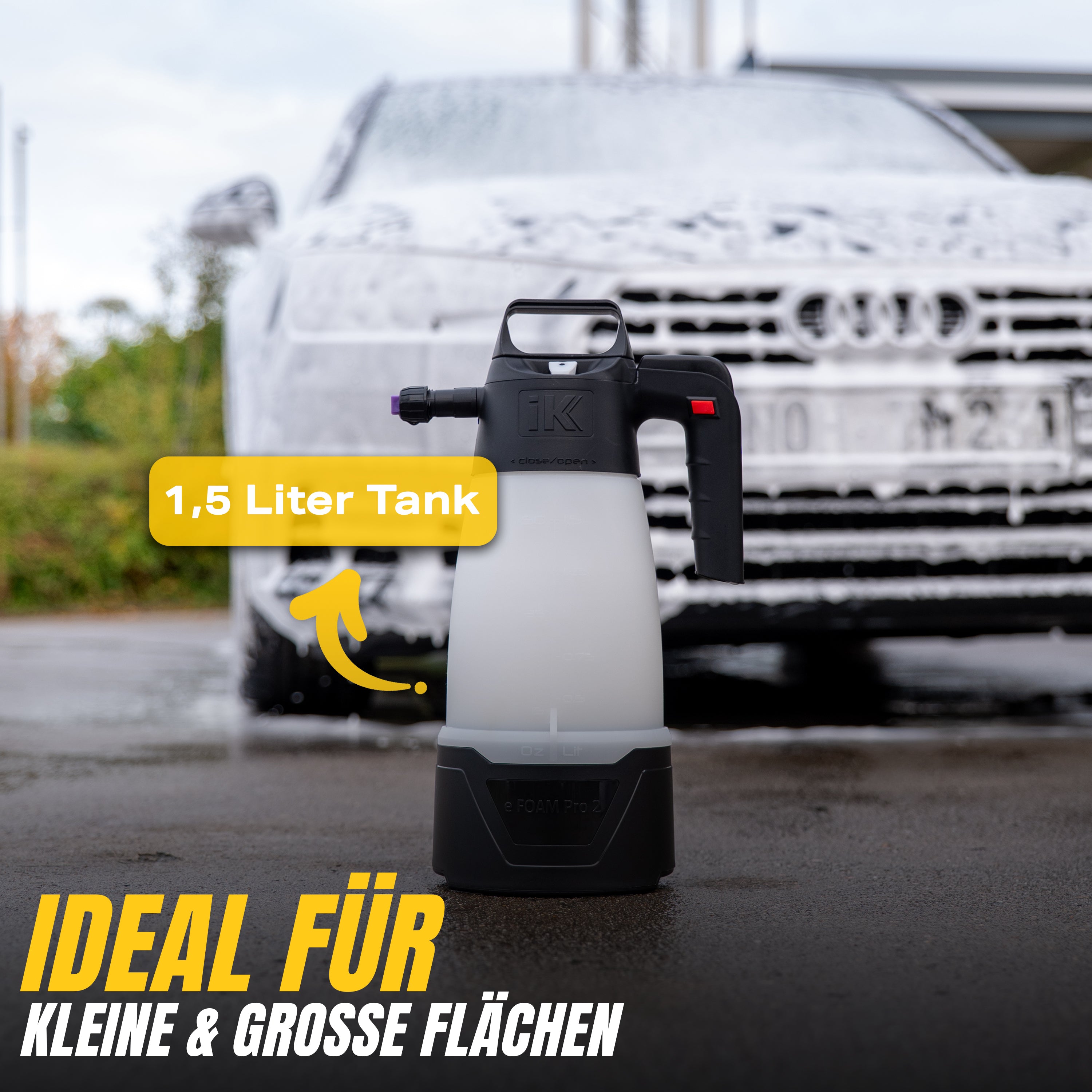 IK e Foam PRO 2 oplaadbare schuimspuit 1,5 liter