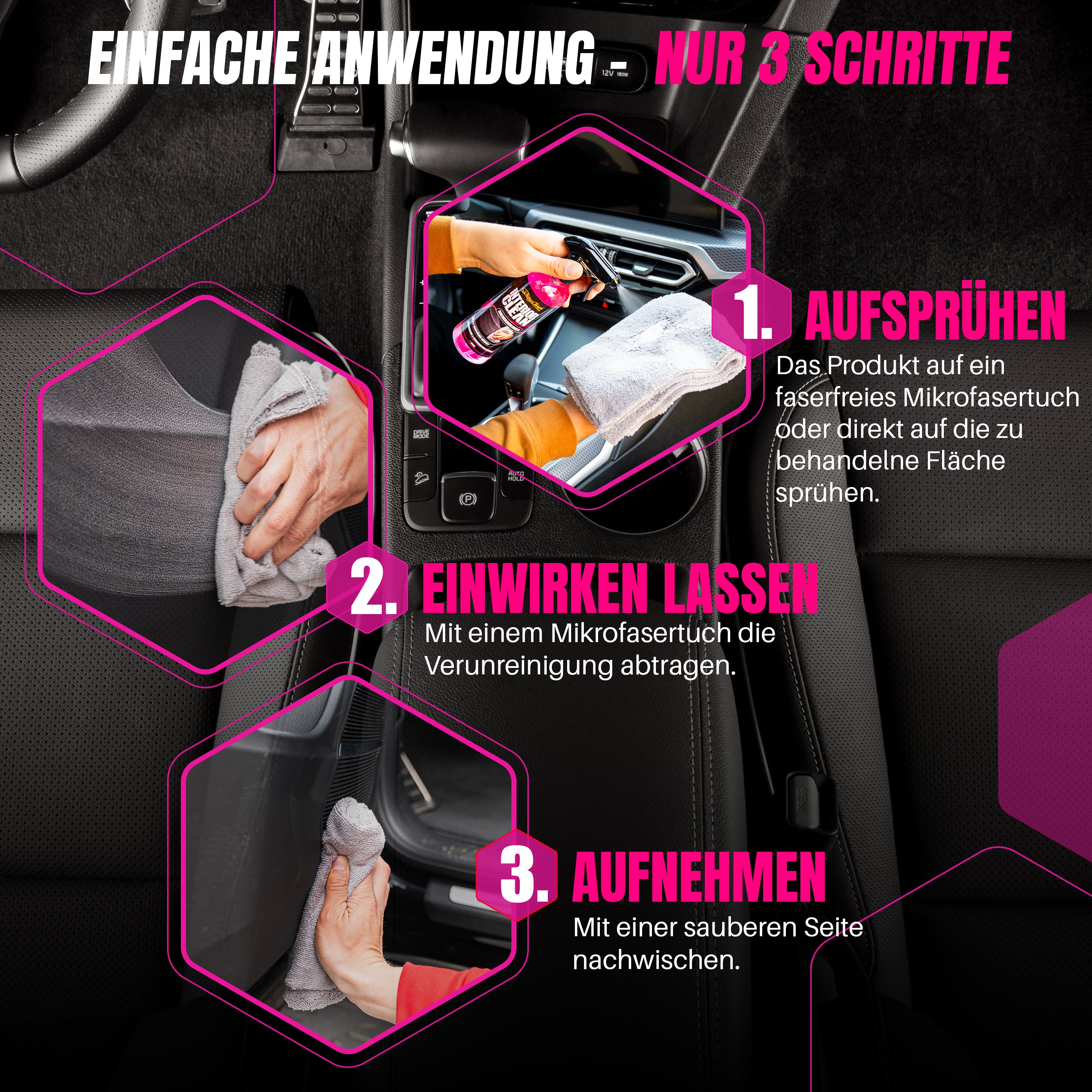 INTERIOR CLEAN - INNENRAUMREINIGER 500ml