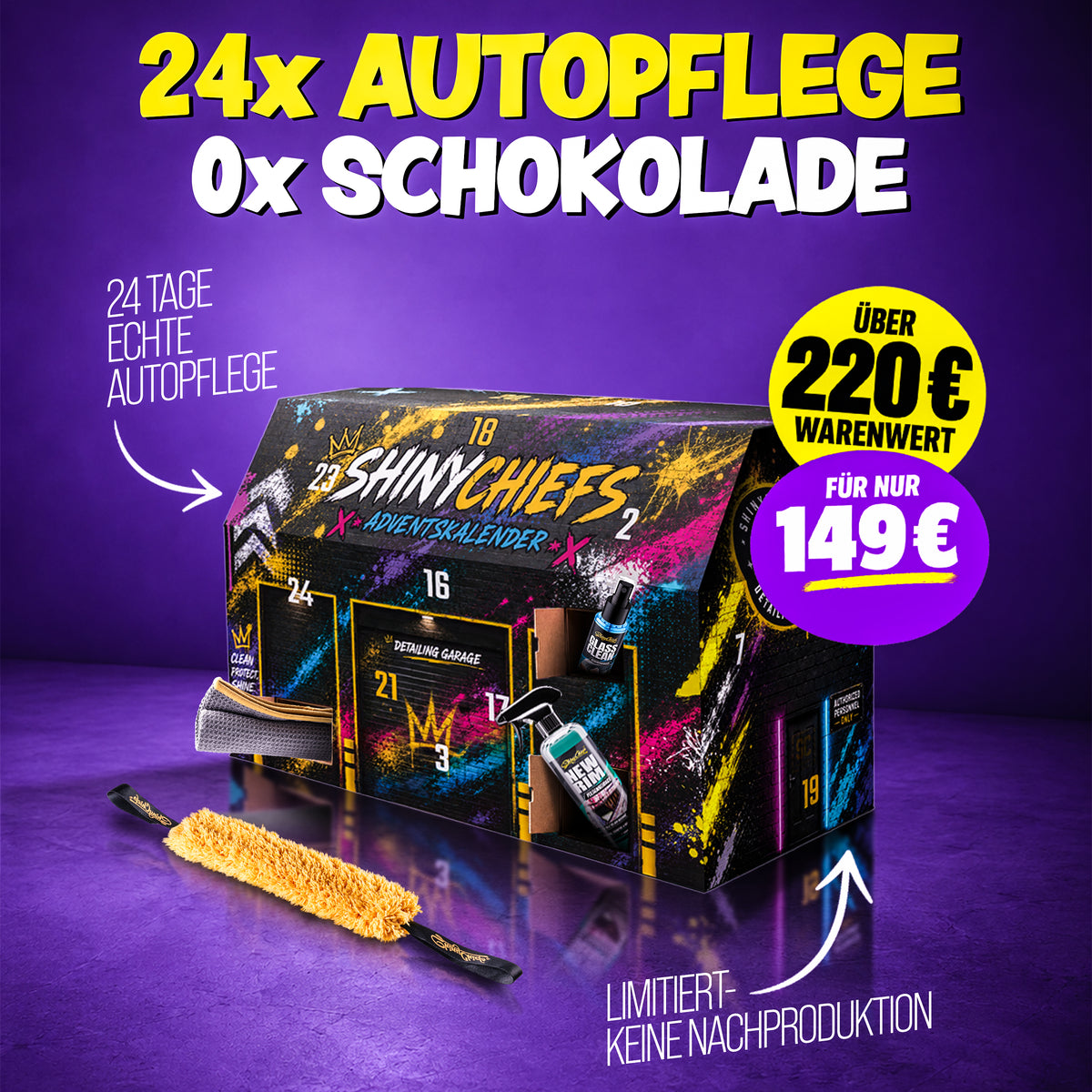 shinychiefstop.comTAILING GARAGE – Adventskalender 2026