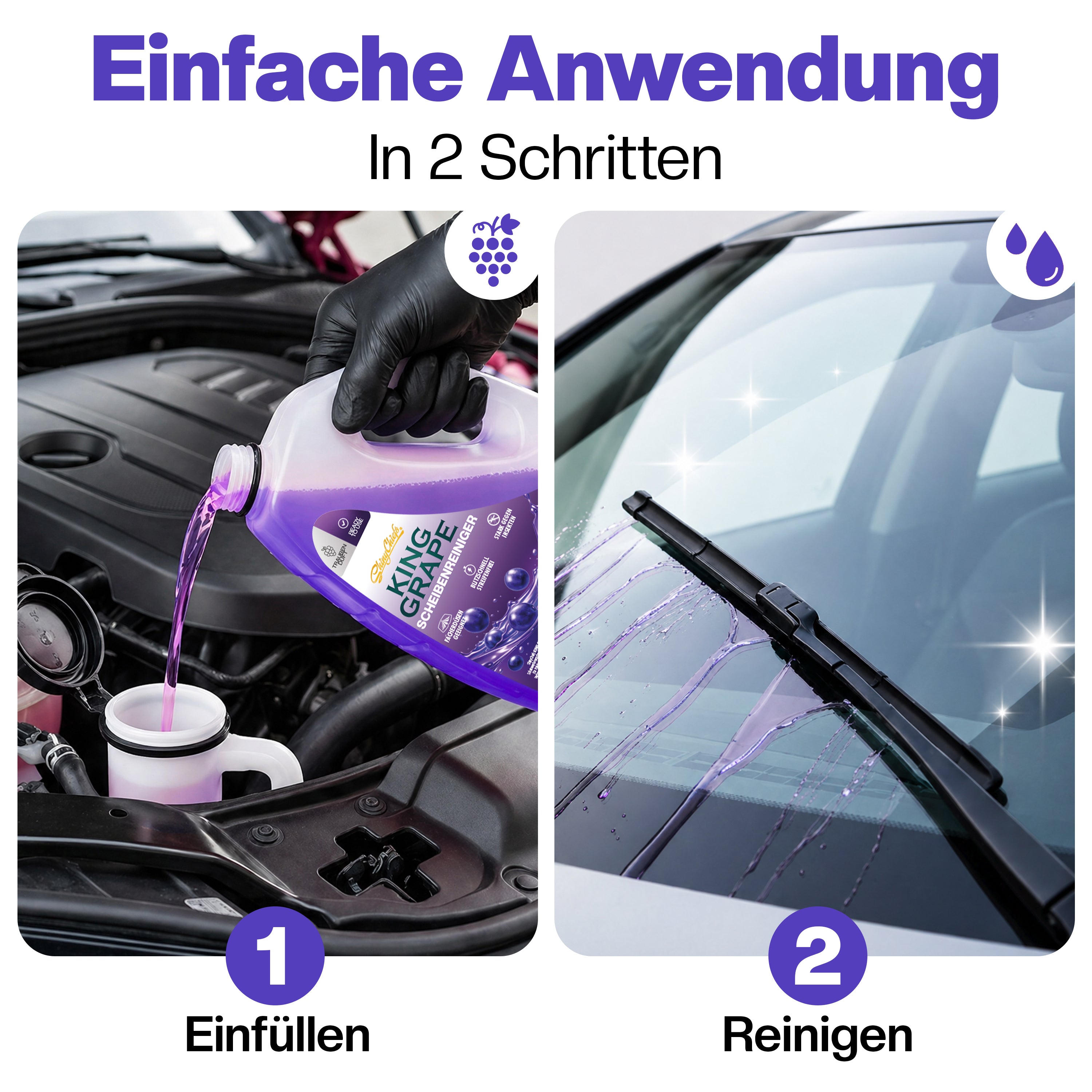KING GRAPE - SCHEIBENKLAR (4x5L)