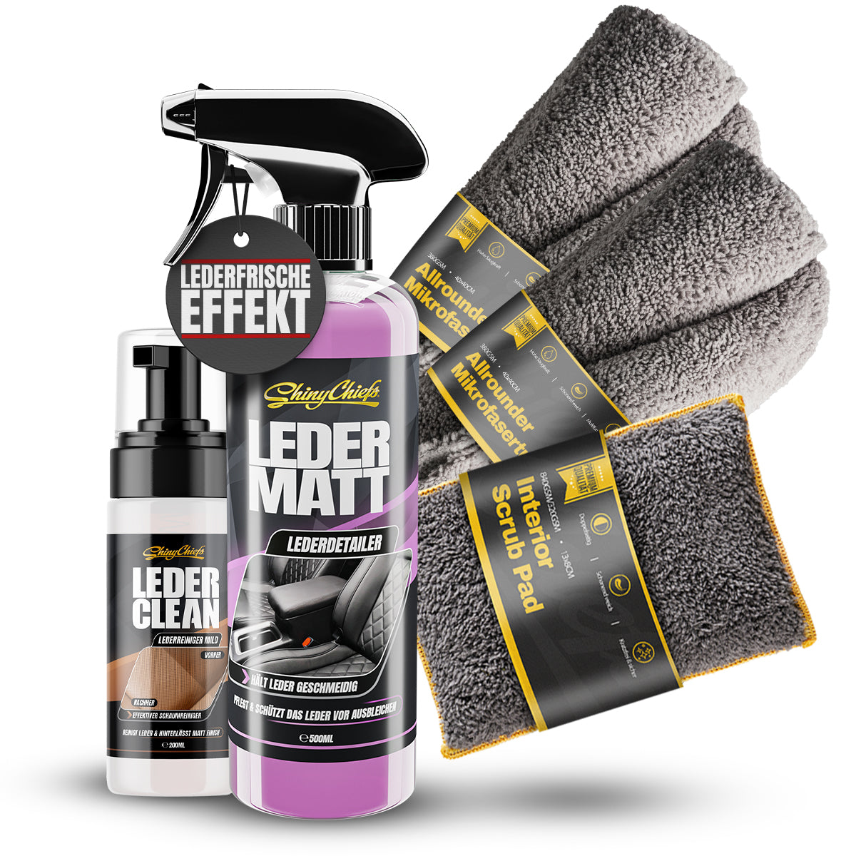 LEDER MATT + LEDER CLEAN - KOMPLETT SET