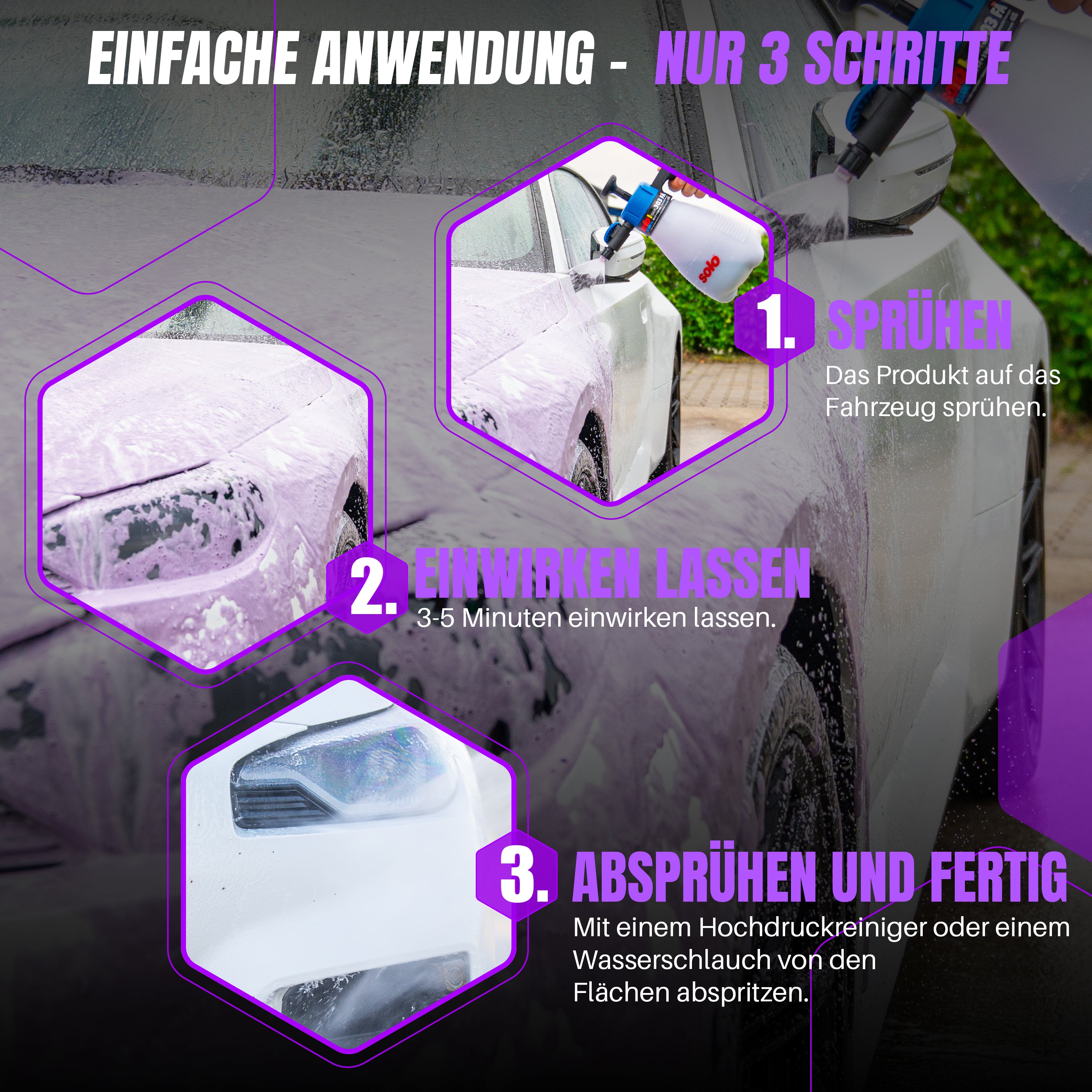 MAGIC FOAM - LILA SNOW FOAM 500ml