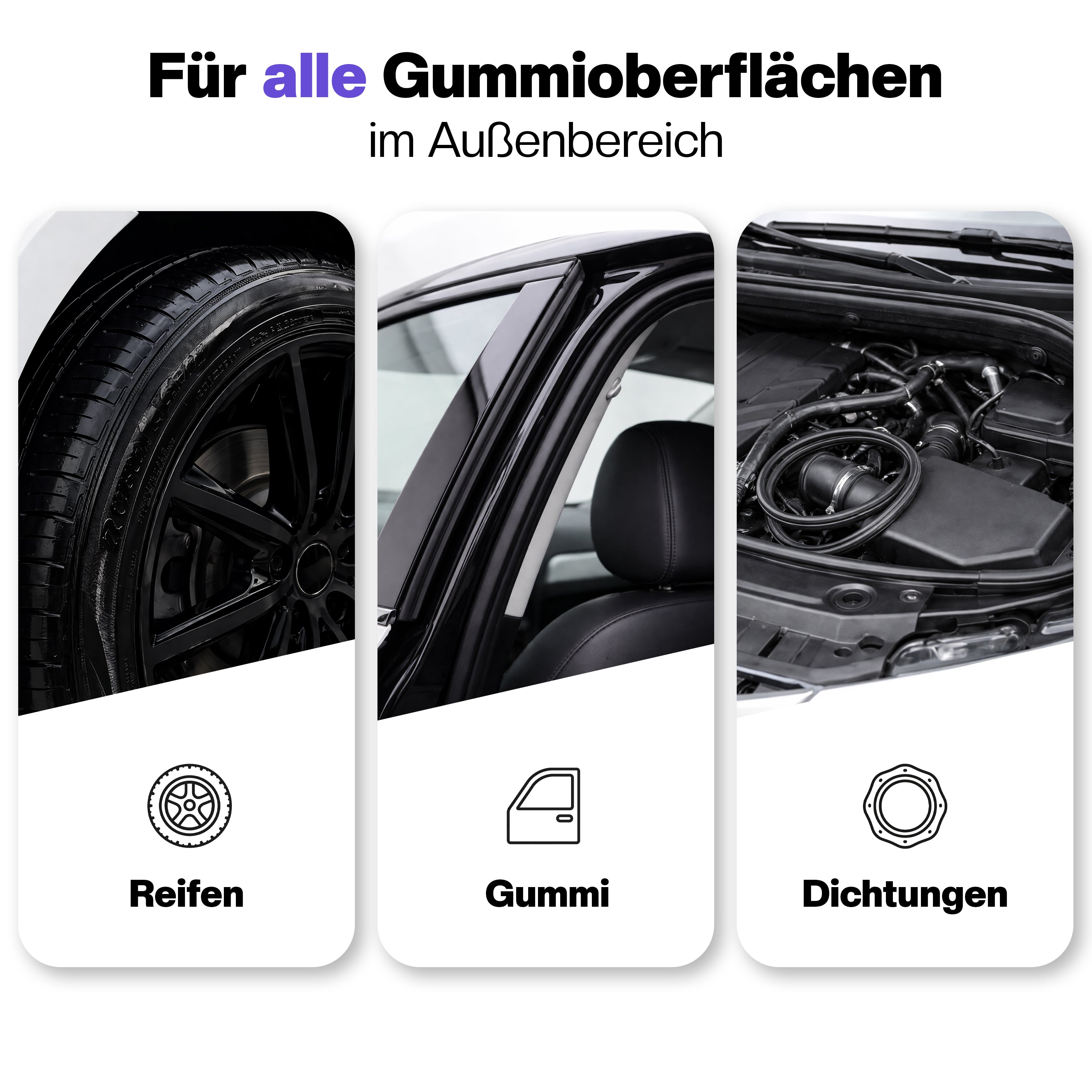 REIFENFRESH - REIFENSCHUTZPFLEGE MATT 500ml SET