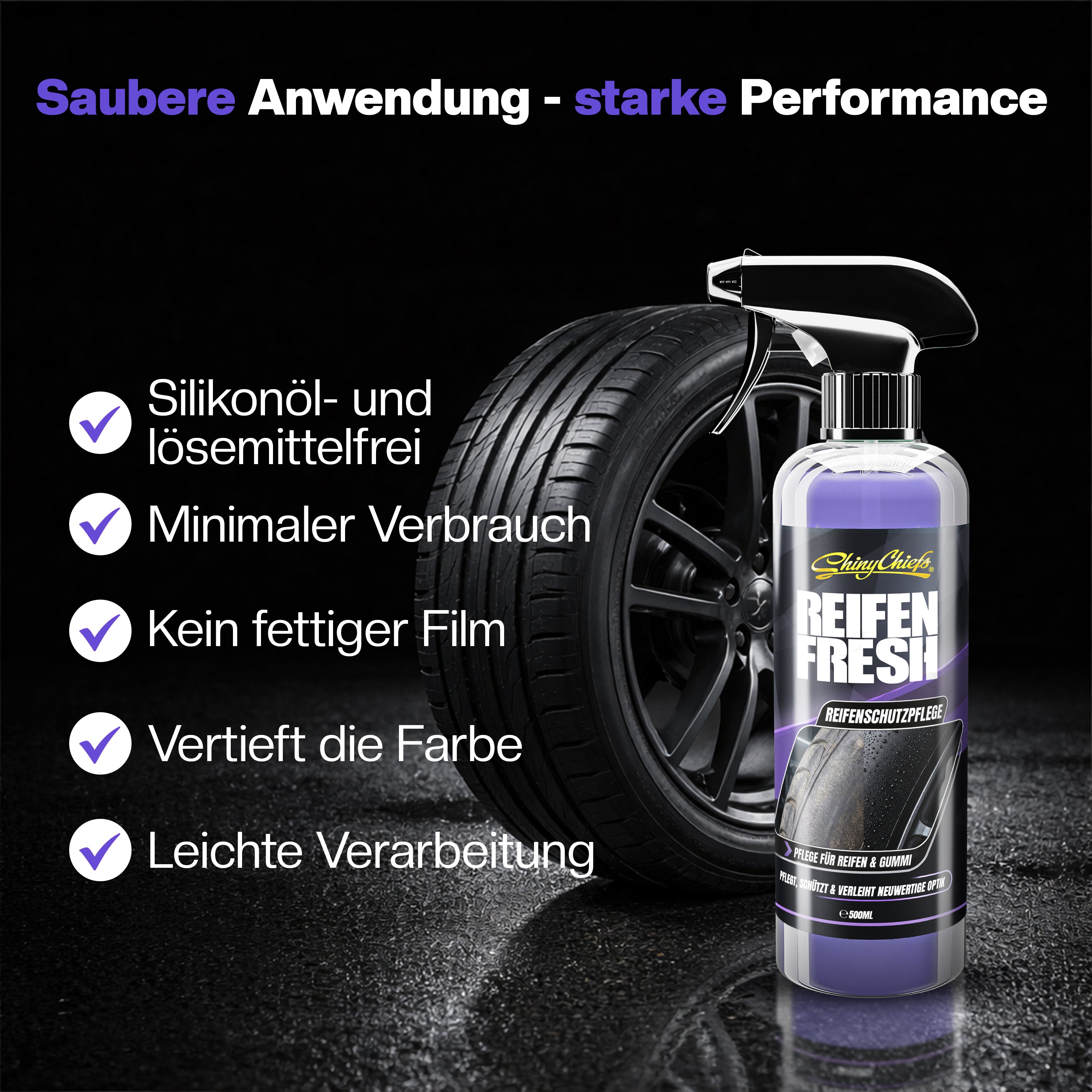 REIFENFRESH - REIFENSCHUTZPFLEGE MATT 500ml SET