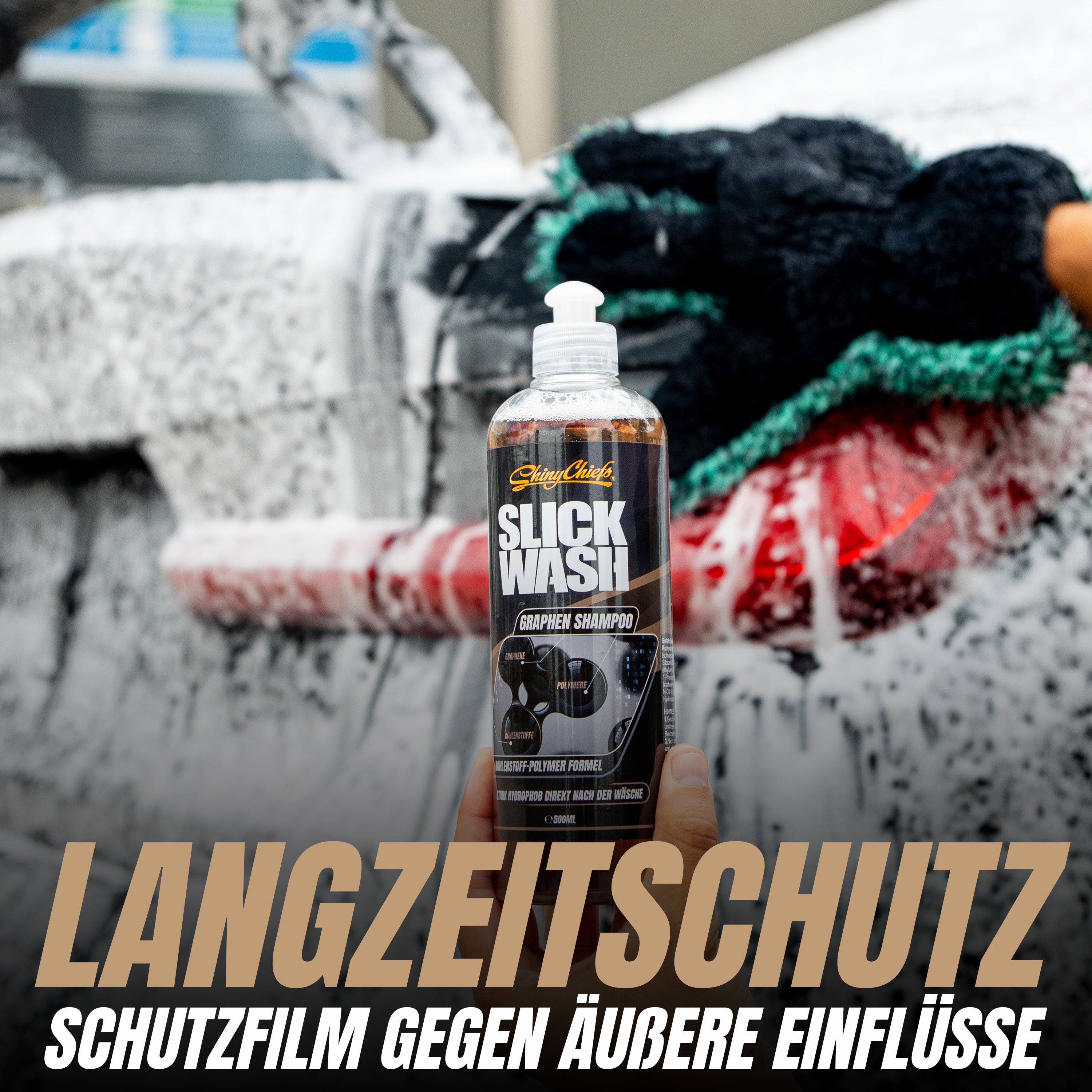 Zestaw SLICK WASH - GRAPHENE SHAMPOO 500ml + GRAPHENE SPRAY 500ml