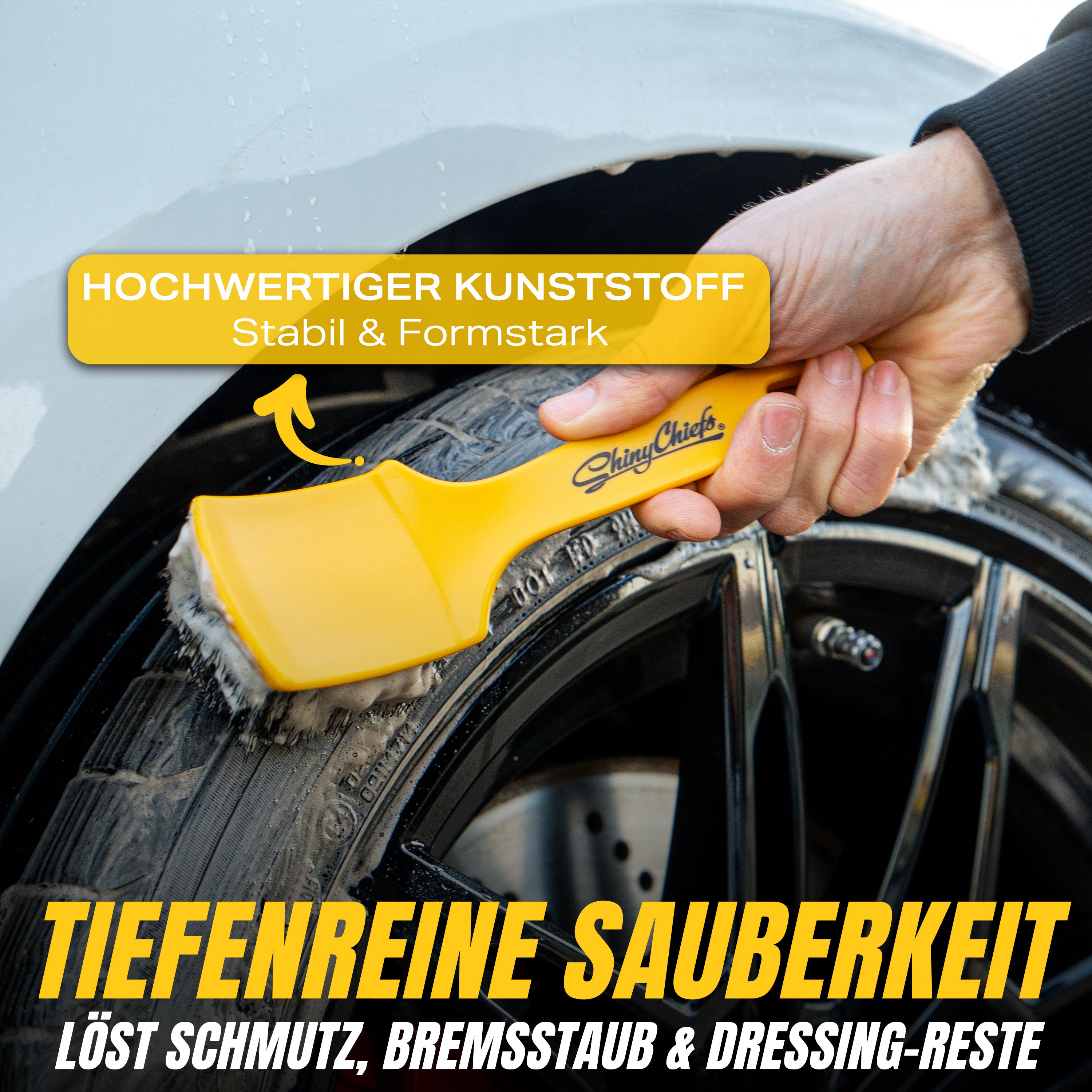 TIRE CLEAN - REIFENREINIGER & PFLEGE + REIFENBÜRSTE SET