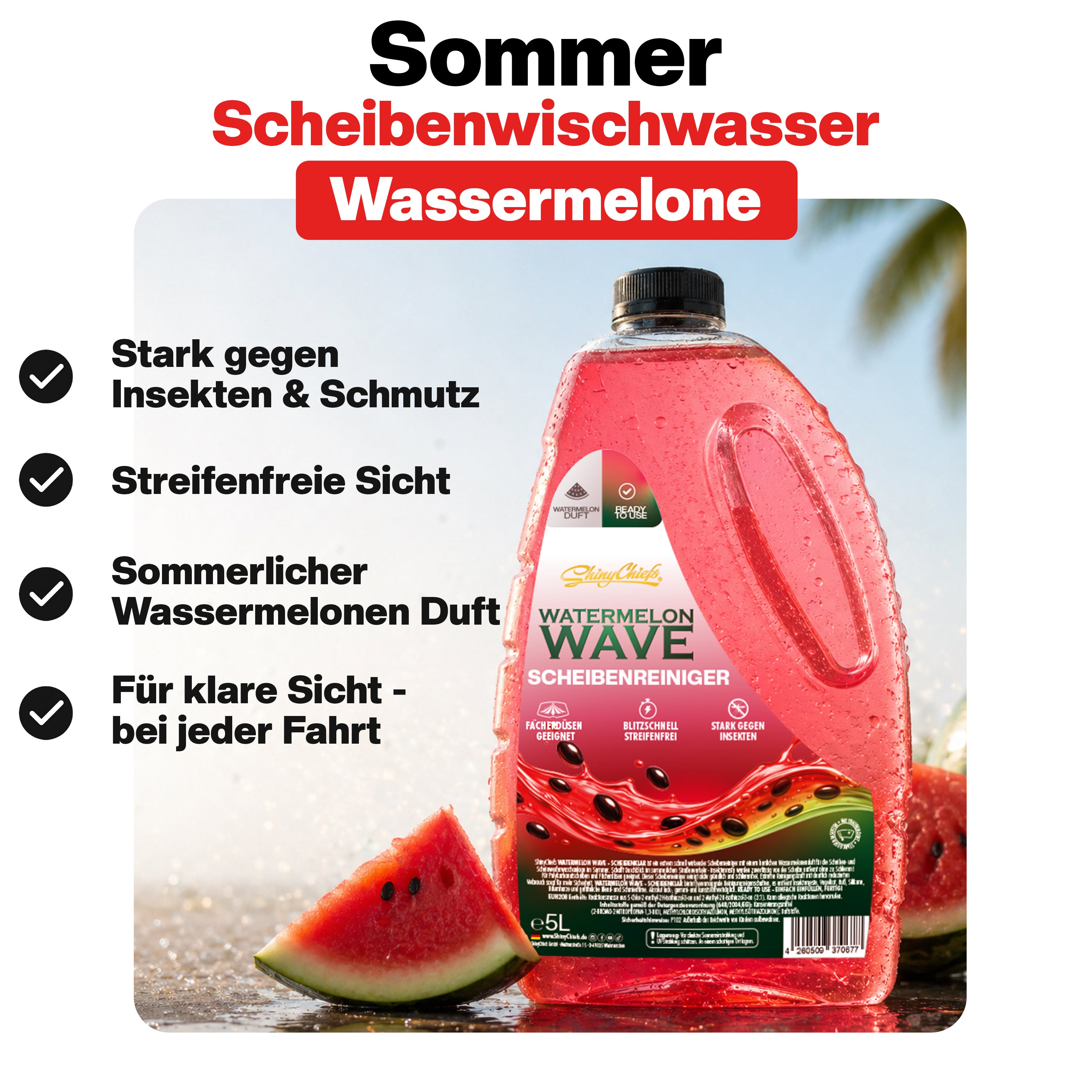 WATERMELON WAVE - SCHEIBENKLAR 5L