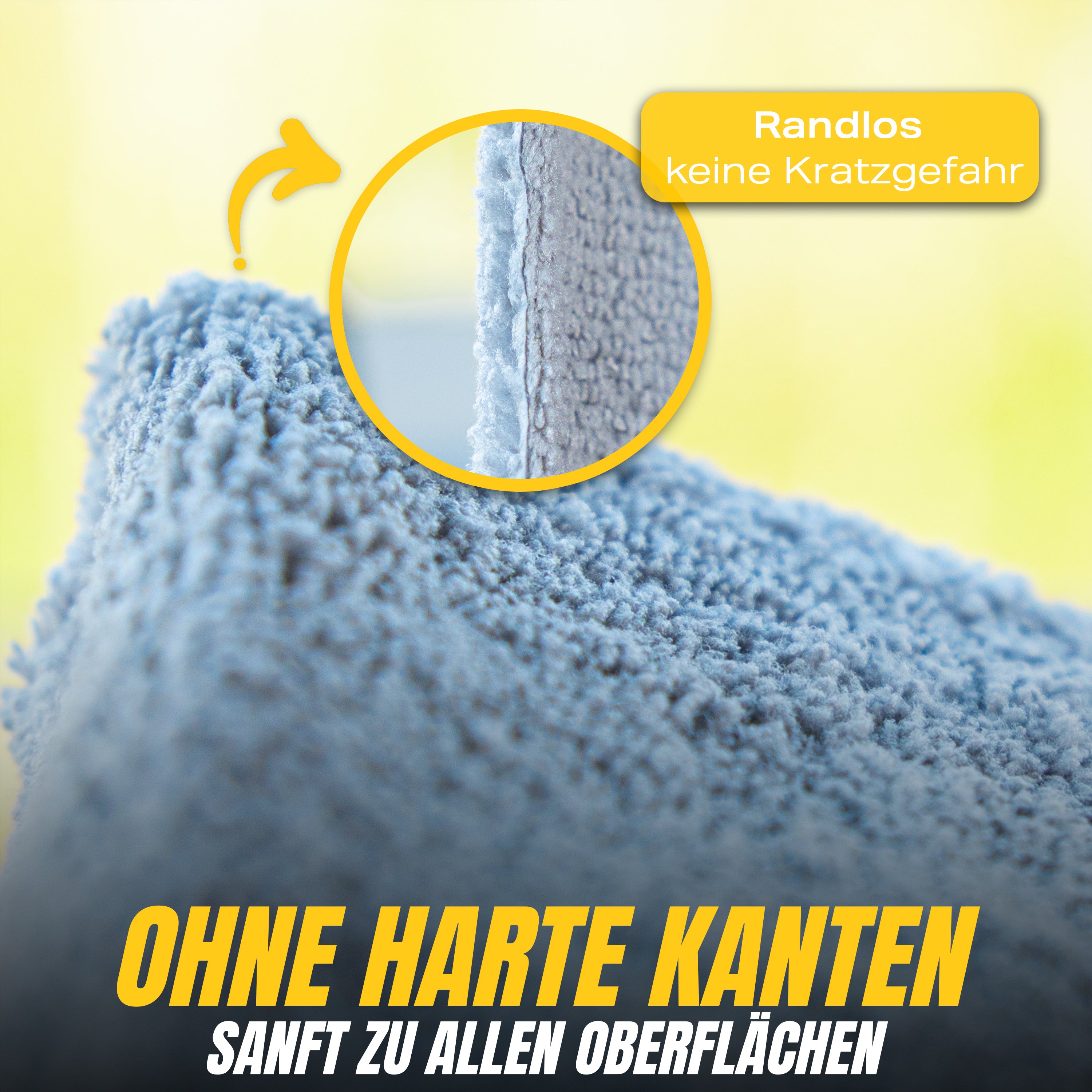 ALLROUNDER 380 RANDLOS - MIKROFASERTUCH - 3STK.