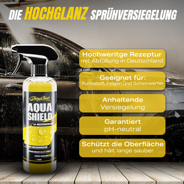 Autopflege Komplettset – 8 Flaschen & 4 Mikrofasertücher im Vorteilspaket