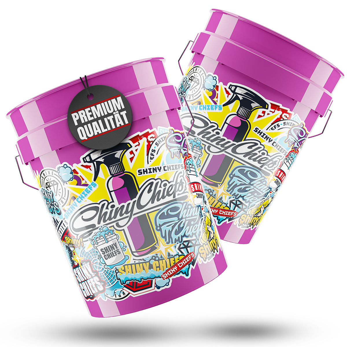 2x WASCHEIMER LILA - 20L