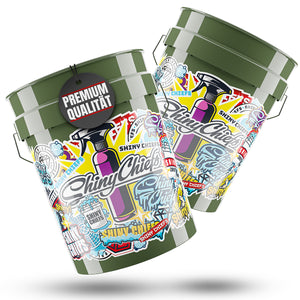 2x WASHING BUCKET ARMY GREEN - 20L