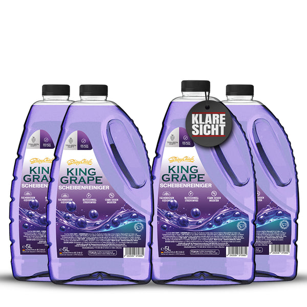 KING GRAPE - SCHEIBENKLAR (4x5L)