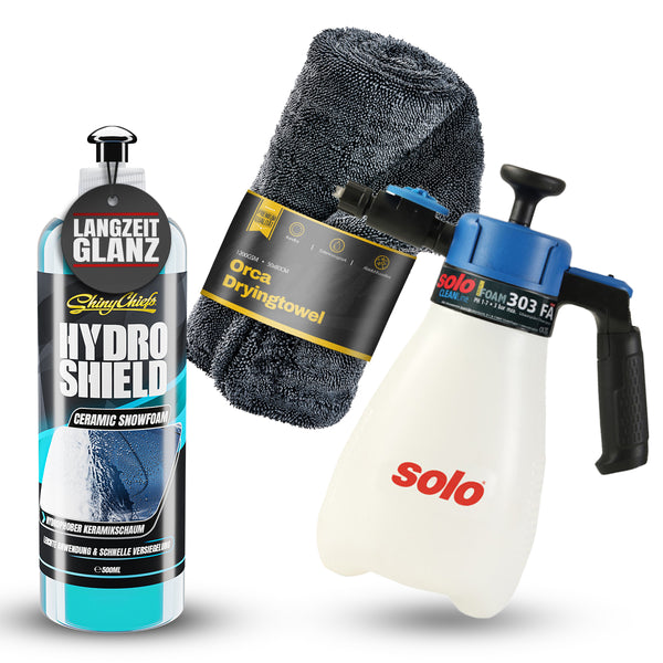 SOLO SCREEN TESTER 304 FA + HYDRO SHIELD - CERAMIC SNOWFOAM 500ml SET
