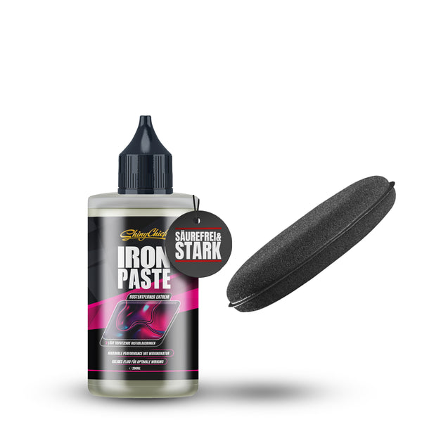 IRON PASTE - ROSTENTFERNER EXTREM 200ml + APPLIKATOR PAD SET