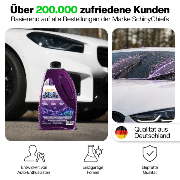 LAUNCH BUNDLE - WATERMELONE WAVE + KING GRAPE - SCHEIBENKLAR (4x5L)