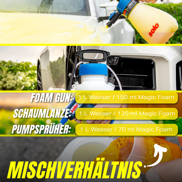 Zestaw SOLO FOAM SPRAYER 304 FA + MAGIC FOAM - YELLOW FOAM 500ml
