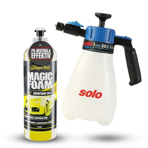 SOLO SCHAUMSPRÜHER 304 FA + MAGIC FOAM - GELBER SCHAUM 500ml Set