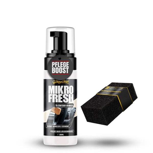 MIKRO FRESH - ALCANTARA REINIGER 200ml + SCHWAMM SET