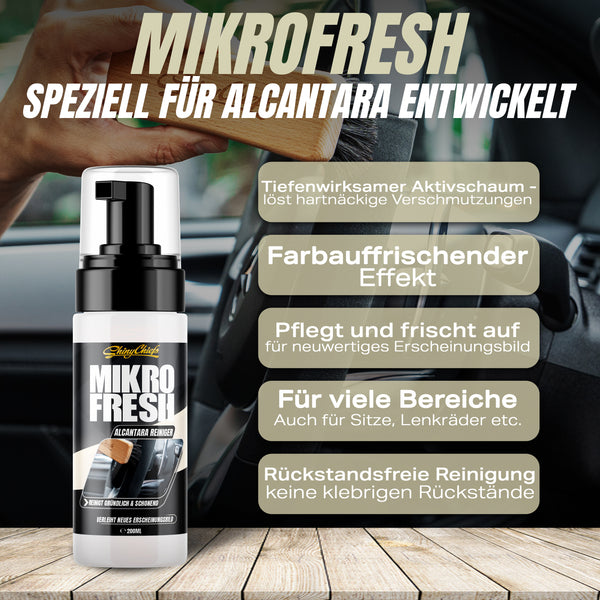 MIKRO FRESH - ALCANTARA REINIGER KOMPLETT SET
