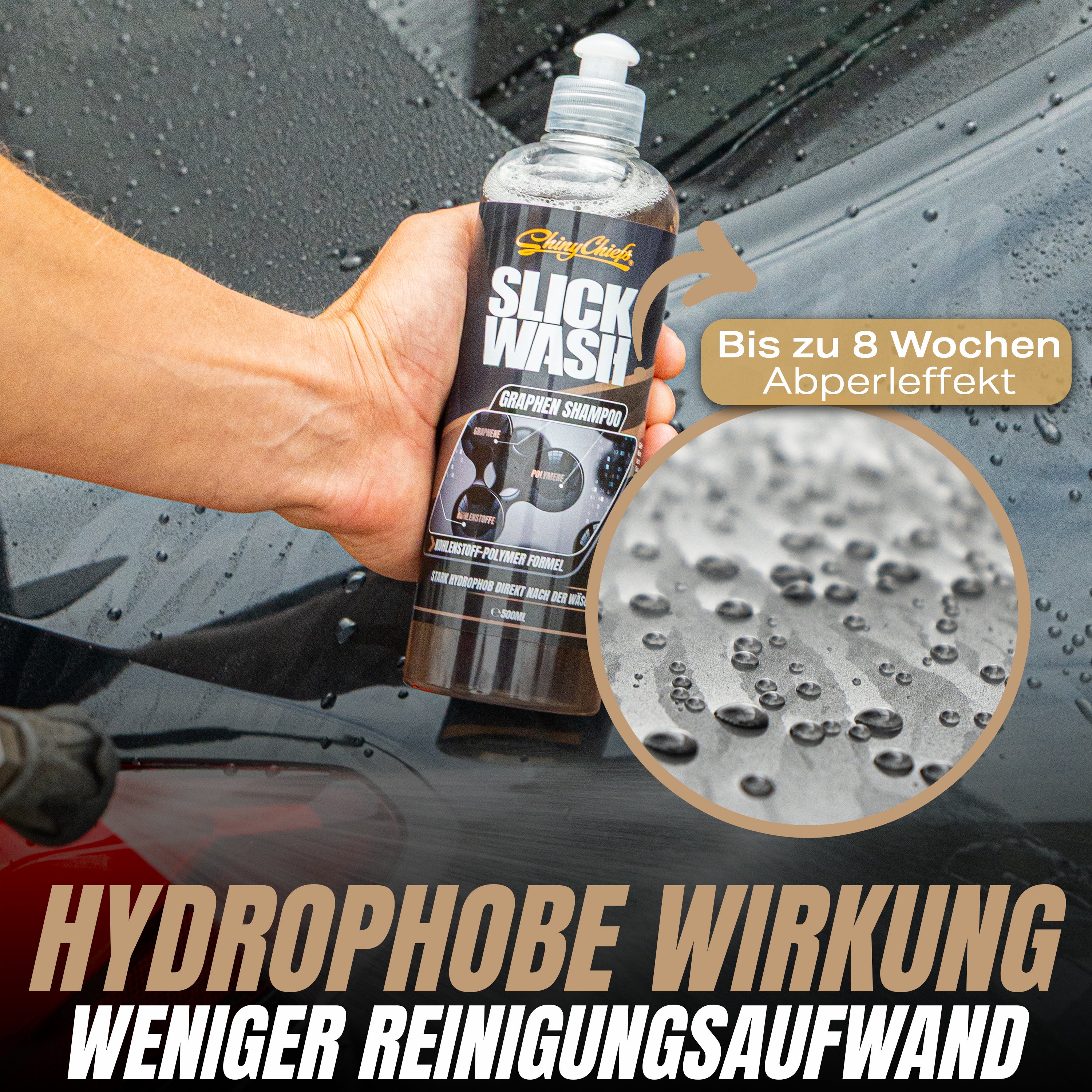 Zestaw SLICK WASH - GRAPHENE SHAMPOO 500ml + GRAPHENE SPRAY 500ml