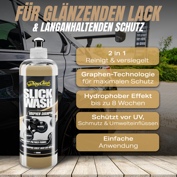 Zestaw SLICK WASH - GRAPHENE SHAMPOO 500ml + GRAPHENE SPRAY 500ml