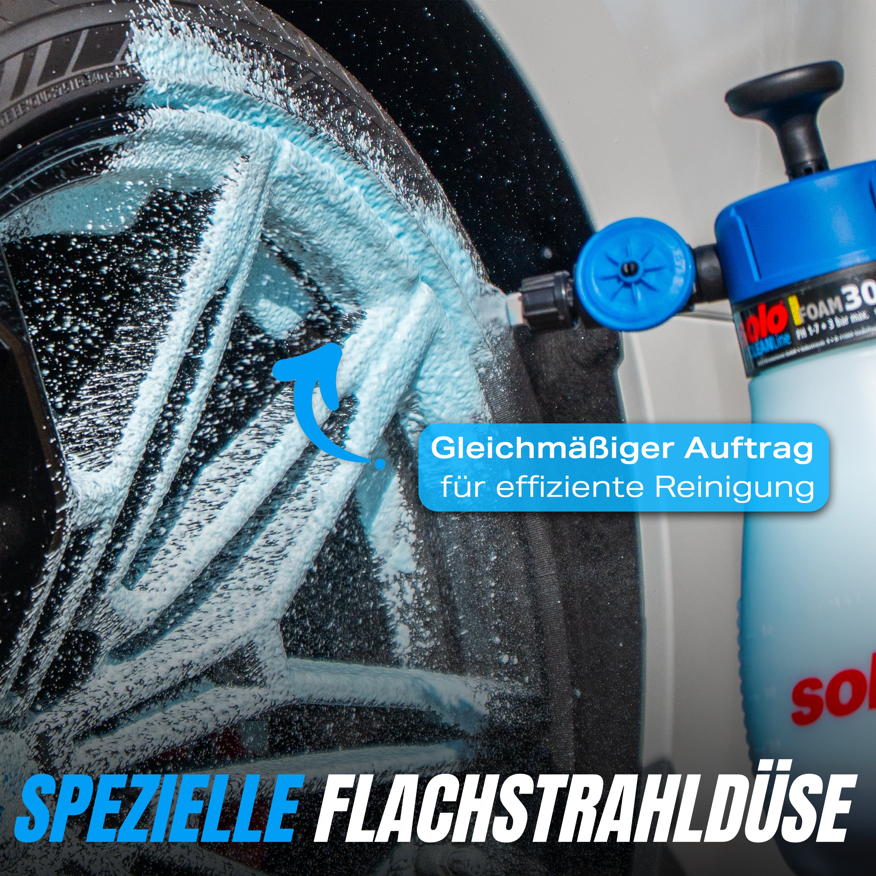 SOLO SCHAUMSPRÜHER 304 FA + MAGIC FOAM - ROTER SCHAUM 500ml Set