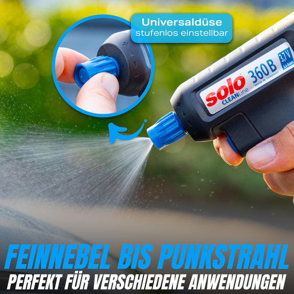 SOLO CLEANLine Akku-Handspritze 360 B 1L + AQUA SHIELD - NASSVERSIEGELUNG 500ml