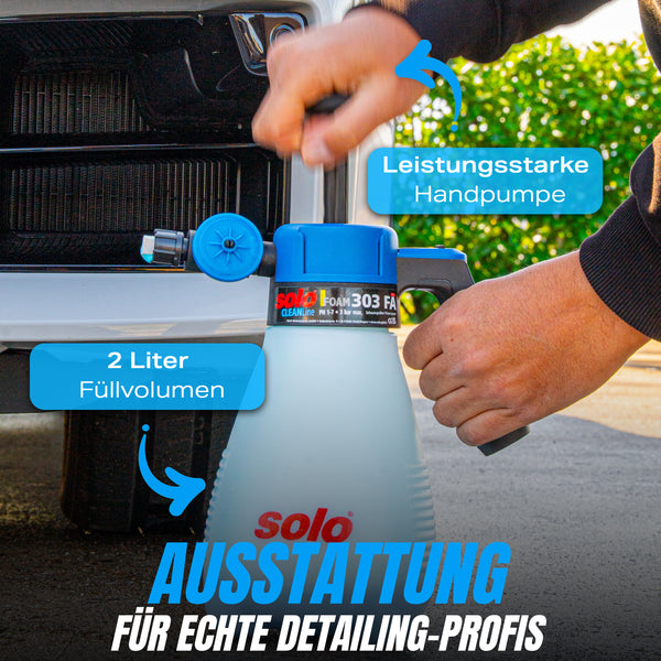 SOLO SCHAUMSPRÜHER 304 FA + MAGIC FOAM - ROTER SCHAUM 500ml Set