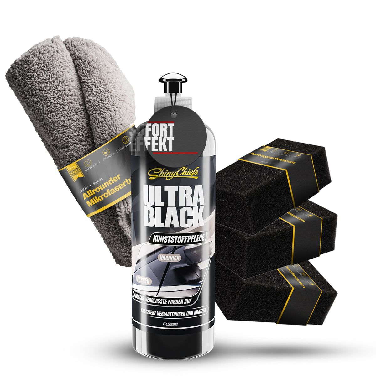 ULTRA BLACK - KUNSTSTOFFAUFFRISCHER 500ml